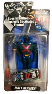 2004 Hot Wheels Matt Kenseth #17 Martian Manhunter Justice League Figure Car - Picture 1 of 2