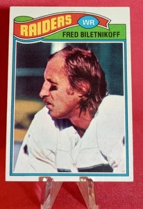 1977 Topps Football #295 Fred Biletnikoff (Raiders) - Bild 1 von 2