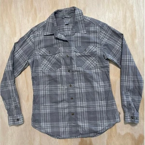 Carhartt Damen robust Flex Knopfleiste kariert grau Hemd Größe Small   - Bild 1 von 9