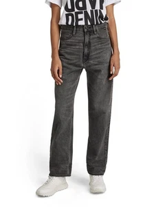 G-Star, Damen, Jeans, Type 89 Real Boyfriend, Relz black denim Grau W30 L30 - Picture 1 of 5