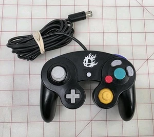 GameCube Controller Schwarz Super Smash Bros Edition Brawl Wii U Nintendo - Getestet - Bild 1 von 3