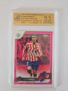 Alvaro Morata Pink X-Fractor #'d /250. Card Is Graded 9.5 with RPA ( China) - Picture 1 of 3