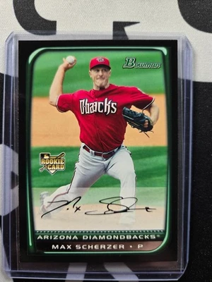 Bowman Draft Picks & Prospects Max Scherzer 2008 RC BDPP33 Diamondbacks Foto 1 de 2