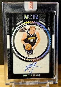 2023-24 Nikola Jokic Panini Noir Snapshot Signatures On Card Auto /25 SSP MVP - Bild 1 von 6
