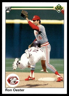 1990 Upper Deck Ron Oester Cincinnati Reds #118A - Image 1 of 2