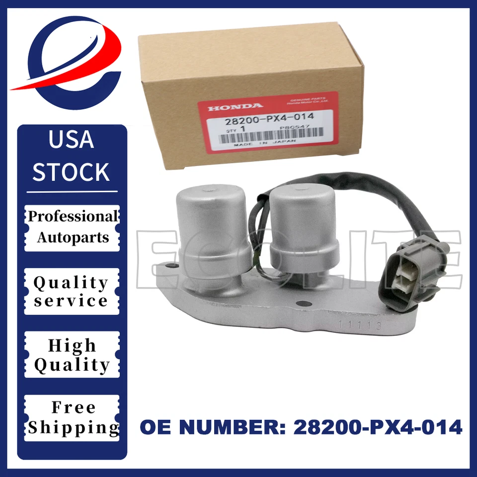 28200-PX4-014 Shift Control Solenoid For 90-97 Honda Accord Prelude Odyssey 2.2L Foto 1 de 4