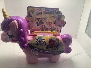 Unicorno Party Grande Compatto Playset Micro Polly Pocket Lila Bambole 25+ Sorprese - Foto 1 di 3