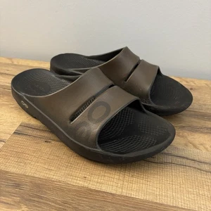 OOFOS Ooahh Sandalo Sportivo Slide Recupero Slip On Comfort Leggero 11 - Foto 1 di 8