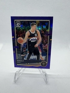 2020-2021 Panini Donruss Optic Nikola Jokic #96 Purple Holo Prizm Denver Nuggets - Bild 1 von 2