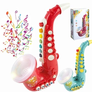 Saxofón para niños juguete de luz y sonido multifuncional educativo para niños pequeños - Imagen 1 de 8