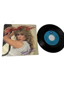 SAMANTHA FOX-TOUCH ME (I WANT YOUR BODY)/DROP ME A LINE-7"/PS-JIVE RECORDS EX - Picture 1 of 2