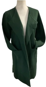 Merokeety A Nuevo Verde Doble Tejido Sobre Talla Suéter Cárdigan Abrigo Abierto Talla M - Imagen 1 de 14
