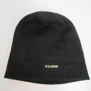 FILSON Watch Cap Beanie Herren Einheitsgröße schwarz Schurwolle Strickbündchen Made in USA - Bild 1 von 8