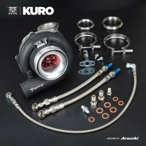 Rodamiento de bolas KURO 4" GT3076R HKS GT3037 turbo 1.01 A/R banda en V entrada y salida - Imagen 1 de 5