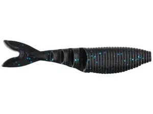 Gary Yamamoto Zako (134-06) Swim Bait Chatterbait 4 Inch Trailer Black W/ Blue F - Picture 1 of 1