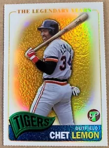 2005 Topps Pristine #100- Chet Lemon Gold Pr: xx/65 - Picture 1 of 2