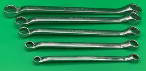 SNAP ON SAE 12pt Box End Offset Wrench Set 15/16" to 3/8" XB2830-XB1214 NICE - Picture 1 of 8