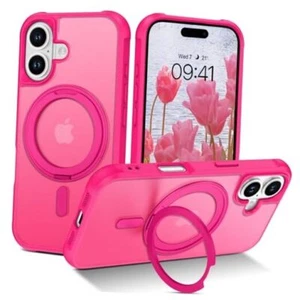 Für Magnetische iPhone 16 Plus Hülle, Handyhülle iPhone 16 Plus Hot Pink - Bild 1 von 6