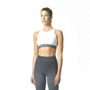Adidas Women's Training Halter Bra, Climalite®, White Colour. Size 2XS. New - Picture 1 of 10