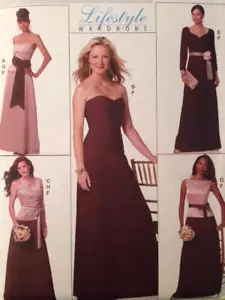Butterick Sewing Pattern 5419 Misses Top Skirt Sash Size 8-14 Uncut - Picture 1 of 3