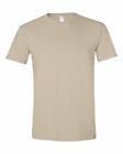NEW Gildan Men's Softystyle Ringspun Cotton Short Sleeves Plain T-shirt 64000