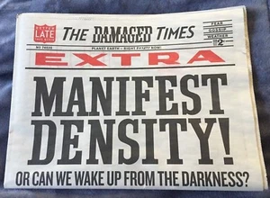 Shepard Fairey The Damaged Times Newspaper Obey Giant Street Art Show 2017 Rare - Picture 1 of 4