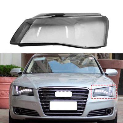 Cubierta de lente de faro izquierdo pantalla carcasa sello pegamento para Audi A8 S8 D4 2011-2014 Foto 1 de 4