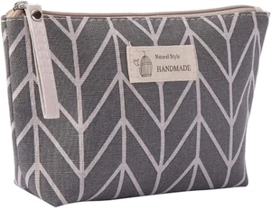 Portable Large Capacity Print Cosmetic Bag Travel Makeup Bag Toiletry Bags 8.3 X - Picture 1 of 5