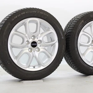 Ruedas de invierno originales MINI F55 F56 F57 16 pulgadas 494 Loop Spoke + 5,5 mm DOT20 RDC - Imagen 1 de 9