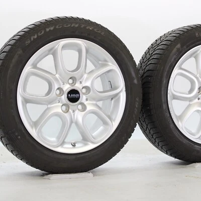 Original MINI F55 F56 F57 Winterräder 16 Zoll 494 Loop Spoke +5,5mm DOT20 RDC - Bild 1 von 4