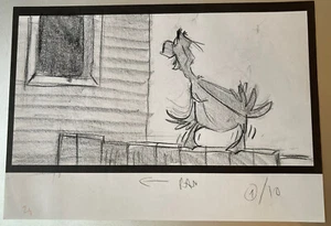 Balto Original Movie Storyboard Drawing Art Animation Boris #10 - Picture 1 of 4