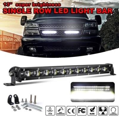 14" inch 450W LED Work Light Bar Combo Spot Flood Driving Off Road SUV Boat ATV - Image 1 of 4