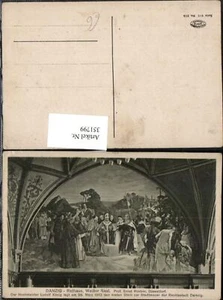 351799,Danzig Rathaus Weißer Saal Gemälde Ludolf König Stein Stadtmauer - Bild 1 von 1