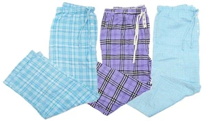 Pantalones de salón para mujer ultra suaves de algodón cepillado a cuadros (Taylor Marcs/Sleep Junkie) - Imagen 1 de 4