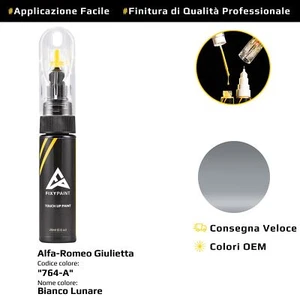 Vernice di ritocco per Alfa Romeo Giulietta Cod: 764/A Bianco Lunare - Imagen 1 de 5