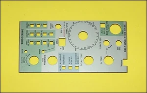 Tektronix 7B85 Time Base Plug-in Aluminum Faceplate P/N 333-1836-00 ID# 229278 - Picture 1 of 1