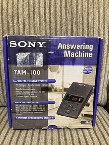 SONY TAM-100 Szara sekretarka telefoniczna Wszystkie cyfrowe systemy wiadomości - Zdjęcie 1 z 3