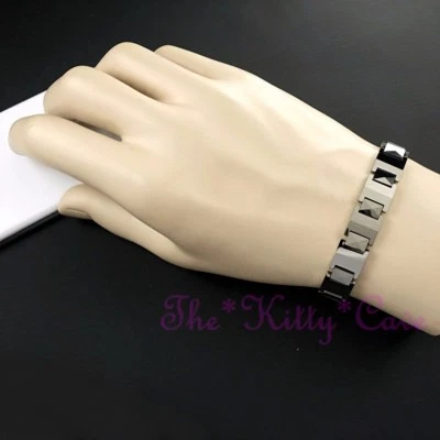 Magnetisch Wolfram CTS Arthritis Muskulös Schmerzen Linderung Rhodium PL Armband - Bild 1 von 4