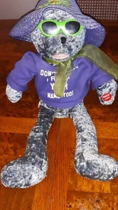 Purple Hat Chantilly Lane Musicals#"When I'm 64"Singing Bear 22"-Senior Moments - Picture 1 of 9