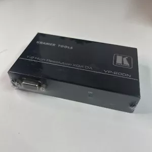 KRAMER TOOLS 1:2 High Resolution XGA DA VP-200N. New In Box - Picture 1 of 7