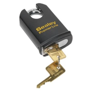 Sealey PL503S Steel Body Padlock Shrouded Shackle 61mm - Picture 1 of 5