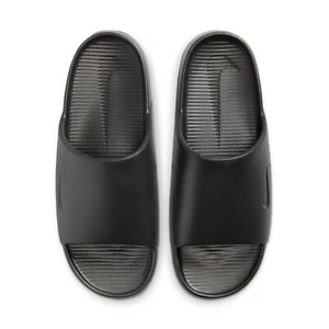 Nike CALM SLIDE Men's ALL BLACK FD4116-001 Basic Active Slides - Picture 1 of 6