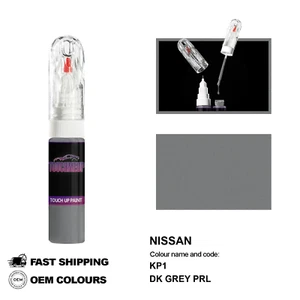 PARA NISSAN DK GREY PRL KP1 Retoque Pintura Pluma Cepillo Fix Kit Scratch Chi... - Imagen 1 de 8