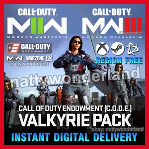 Call of Duty Modern Warfare 2 / 3 Valkyrie Pack Weapon Operator Skin COD MW2 MW3