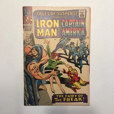 Tales Of Suspense #75 1st Sharon Carter and Batroc! Marvel 1966 Stan Lee VG/FN - Image 1 of 3