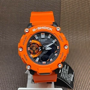 Casio G-Shock GA-2200M-4A Carbon Core Guard Analog Digital Orange Fashion Watch - Picture 1 of 7