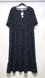 NEW WITH TAGS ANKO CURVE SIZE 22 PLUS DRESS, FULL LENGTH, SEMI SHEER - Picture 1 of 6
