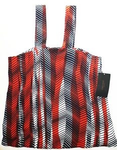Zara Basic Printed Top rust black chevron stripe Top Size S Small New Tags BNWT - Picture 1 of 5