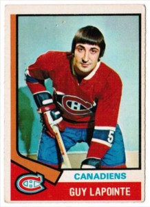 1974-75 O-Pee-Chee Guy Lapointe Montreal Canadiens #70