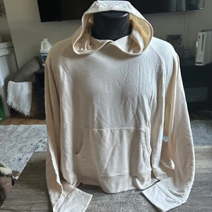 Tommy John Women’s Loungewear SST Hoodie Sweatshirt Sz XL NWT $98 “Parchment” - Picture 1 of 4
